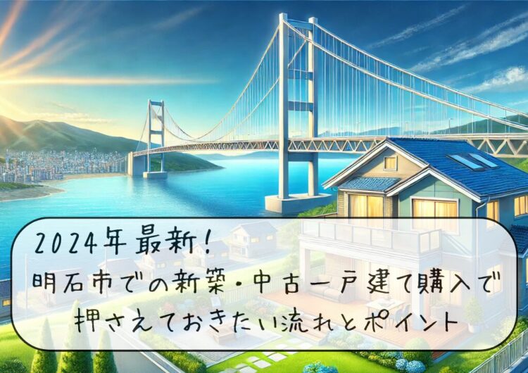 明石市での新築・中古一戸建て購入で押さえておきたい流れとポイント